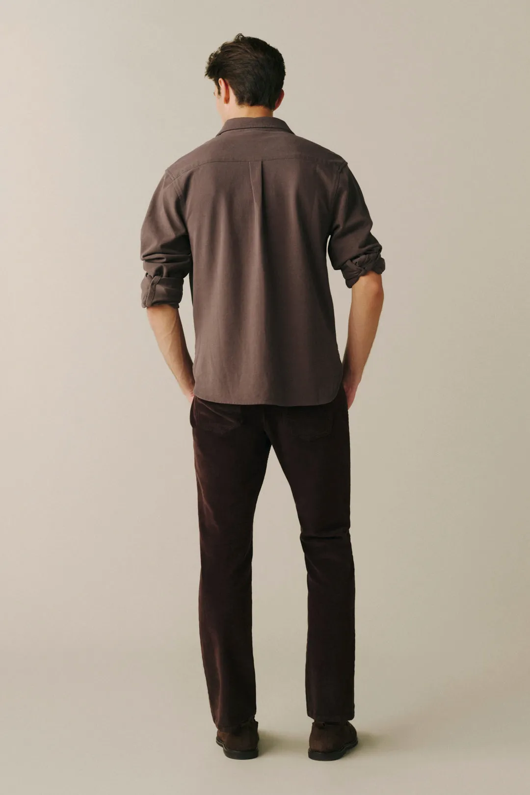 ORD - STRAIGHT CORDUROY PANTS | AMERICANO sold by Warp + Weft product image thumbnail 2