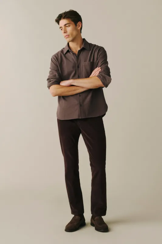 ORD - STRAIGHT CORDUROY PANTS | AMERICANO made by Warp + Weft