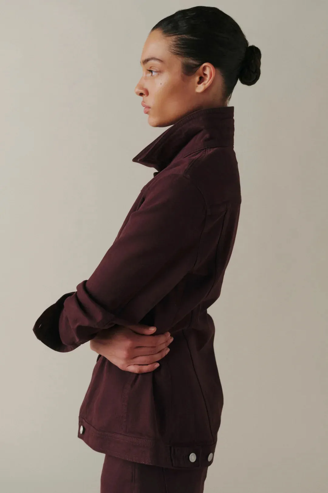 SO CAL - JACKET | GARNET sold by Warp + Weft product image thumbnail 3