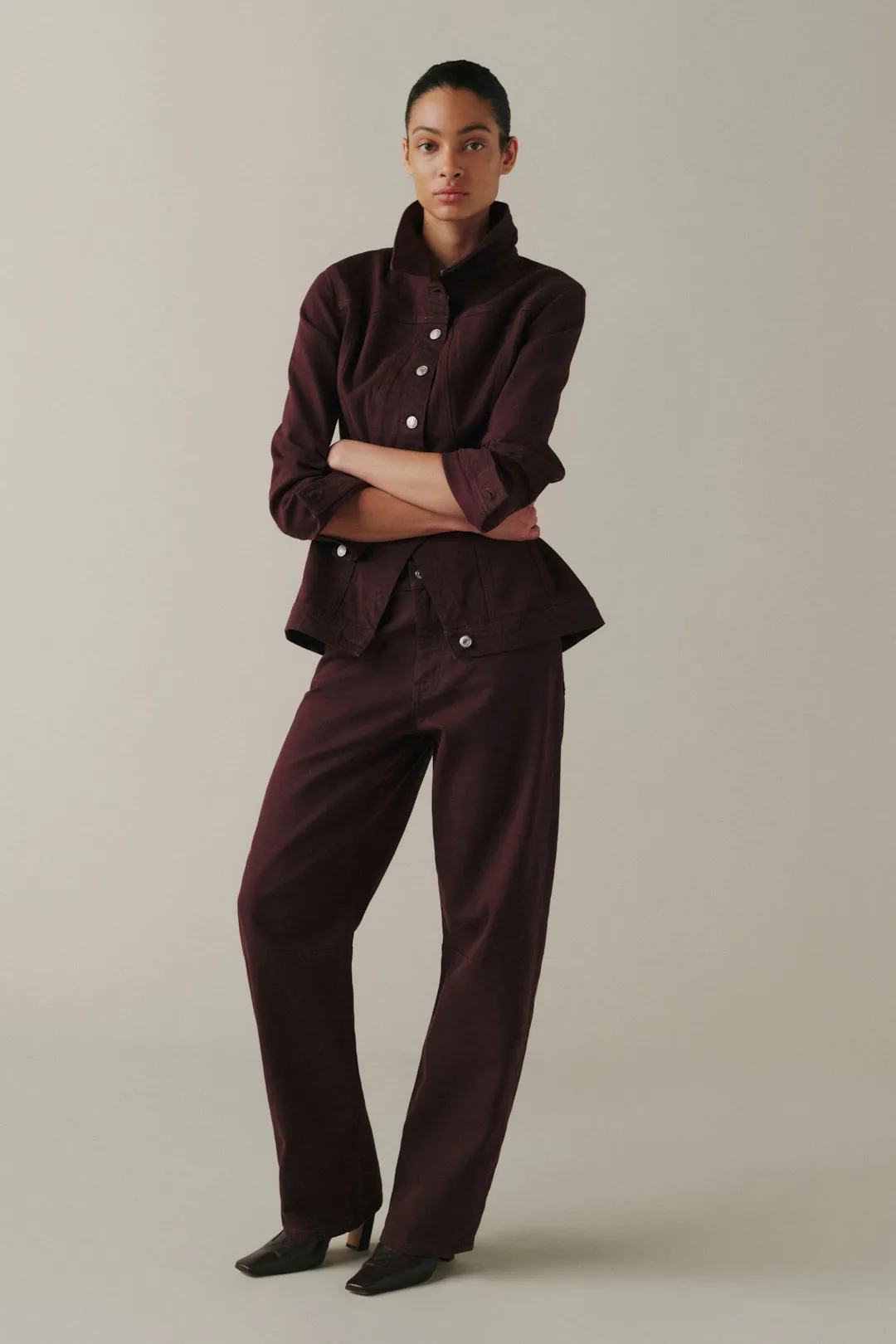 SO CAL - JACKET | GARNET sold by Warp + Weft product image thumbnail 4