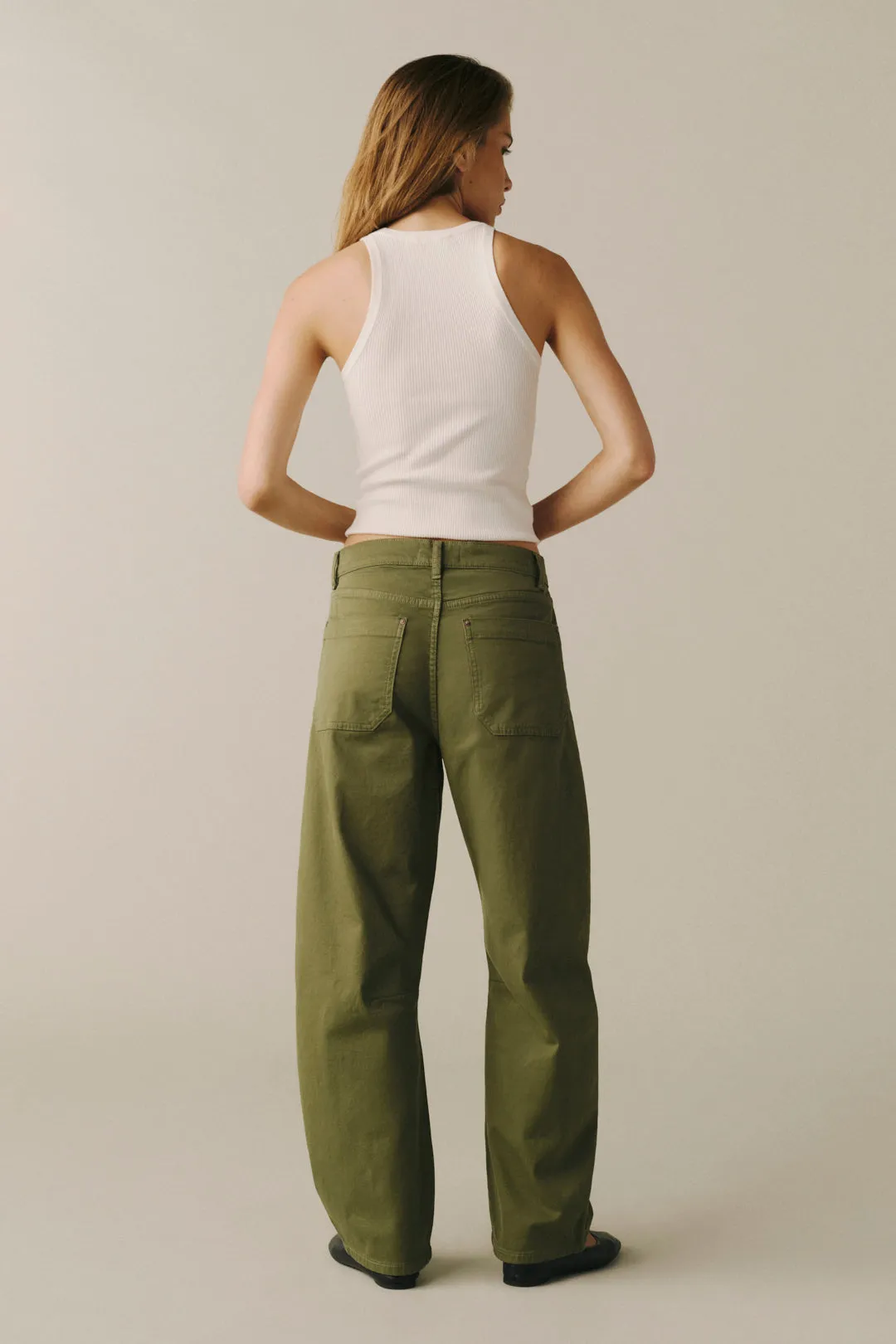 BNA - SOFT CURVE BARREL TWILL PANTS | GREENER PASTURES sold by Warp + Weft product image thumbnail 3