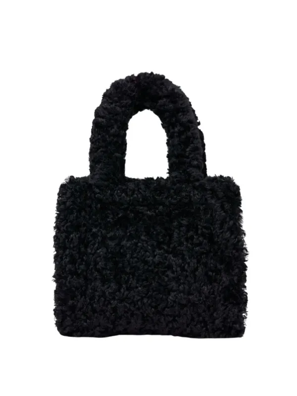 Mini Tote- Curly Slate Black made by FREED