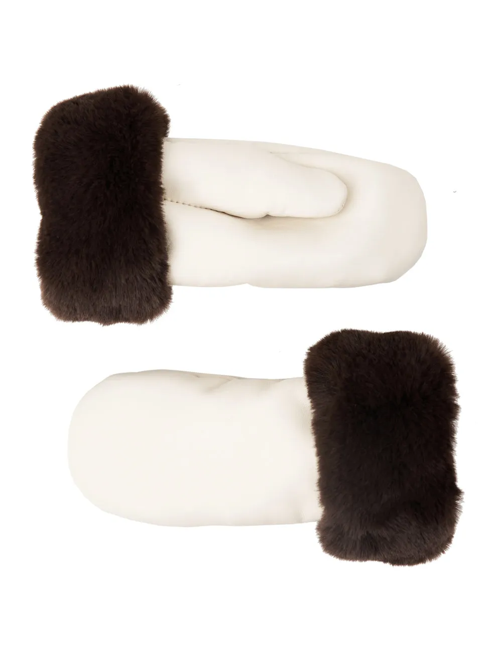 MITTENS - CHAMPAGNE/ESPRESSO sold by FREED