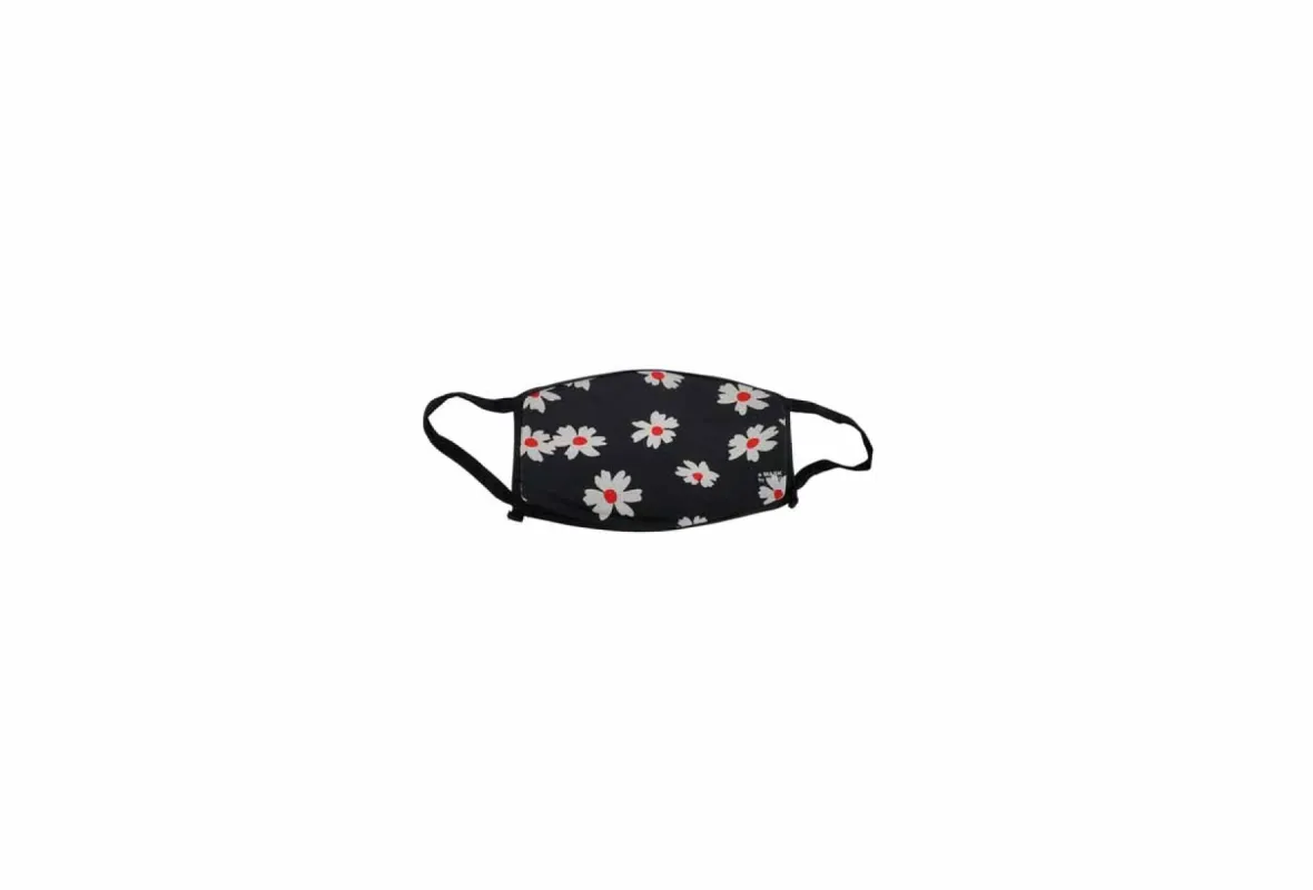 RED FLOWER - ADULT FACE MASK sold by FREED