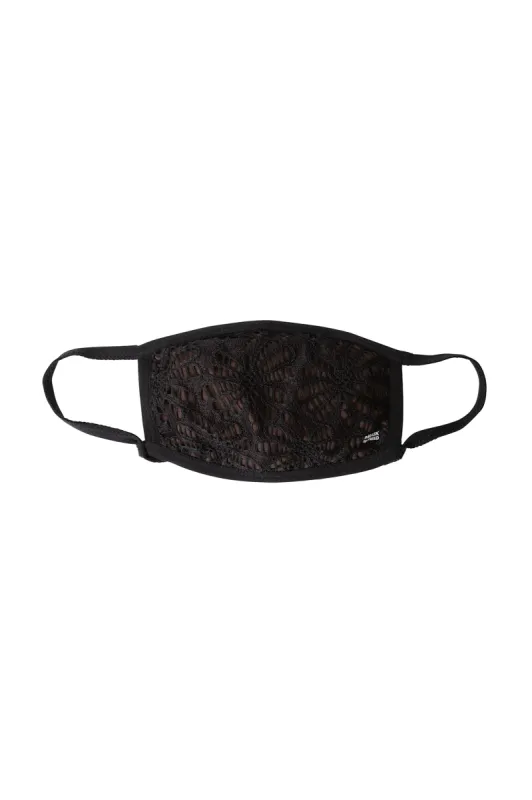 COFFEE MASK WITH BLACK LACE - ADULT FACE MASK sold by FREED
