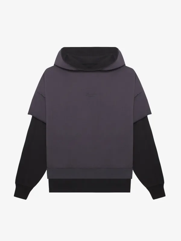 TWO TONE LAYERED HOODIE sold by Place of Elms