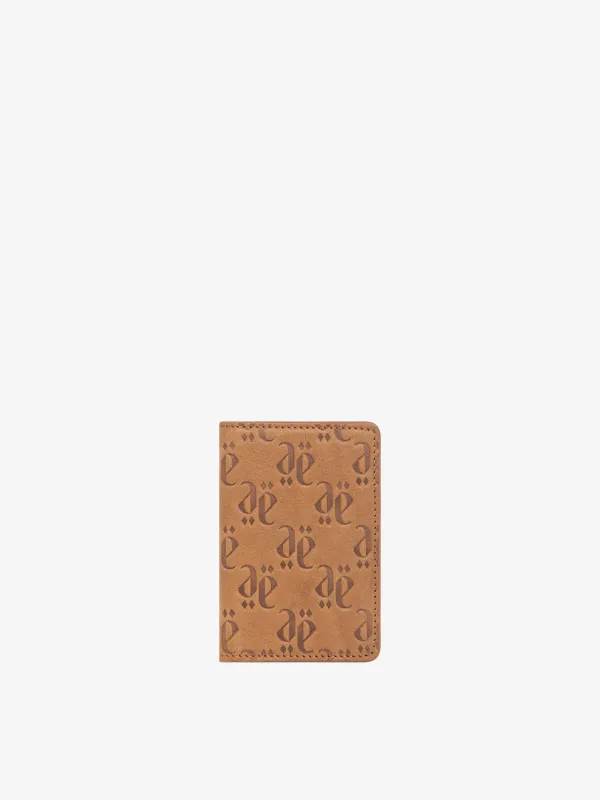 TOBACCO SUEDE MONOLINK BUSINESS WALLET sold by Place of Elms