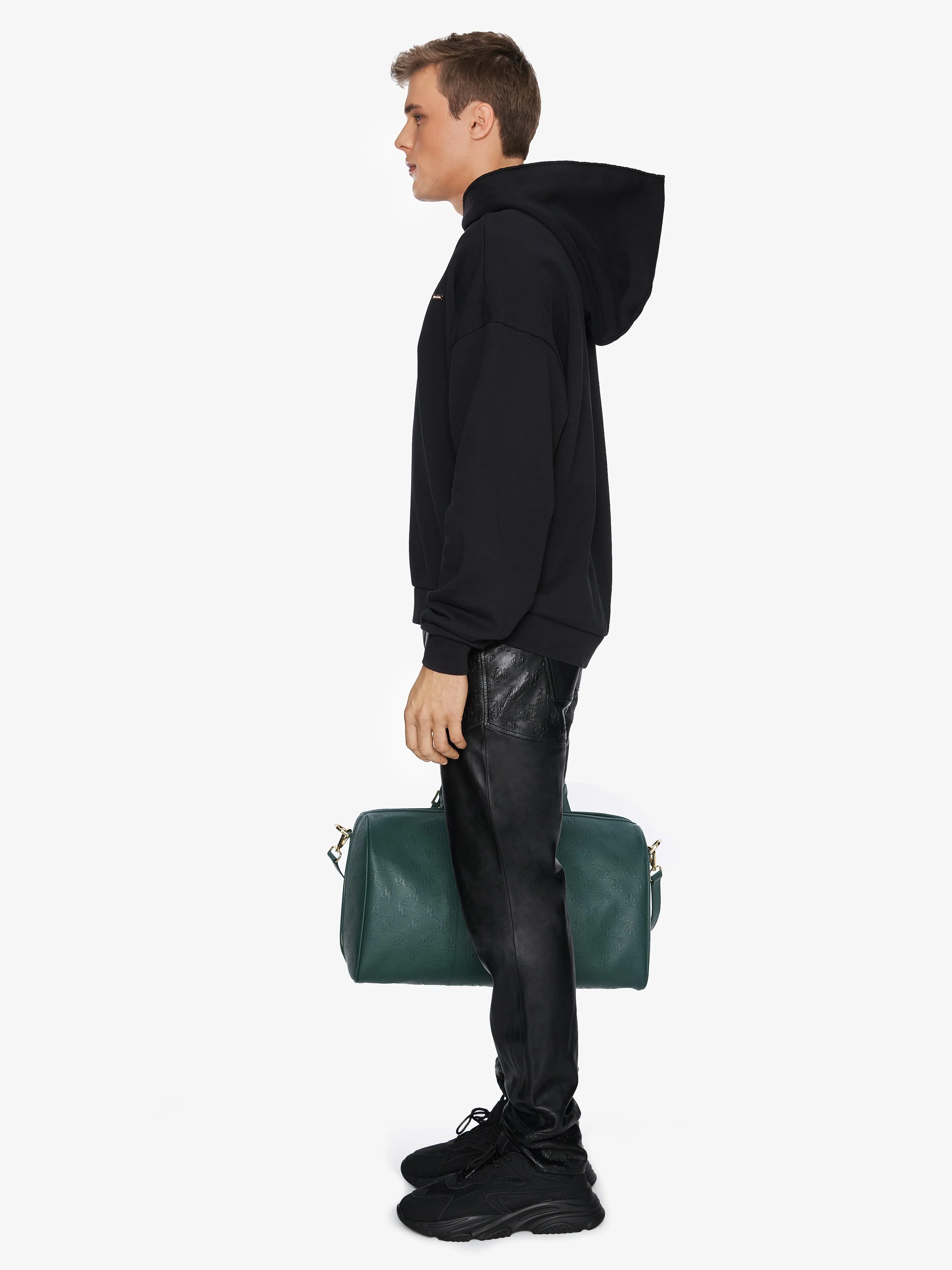 SOFT OVERSIZED BLACK HOODIE sold by Place of Elms product image thumbnail 4