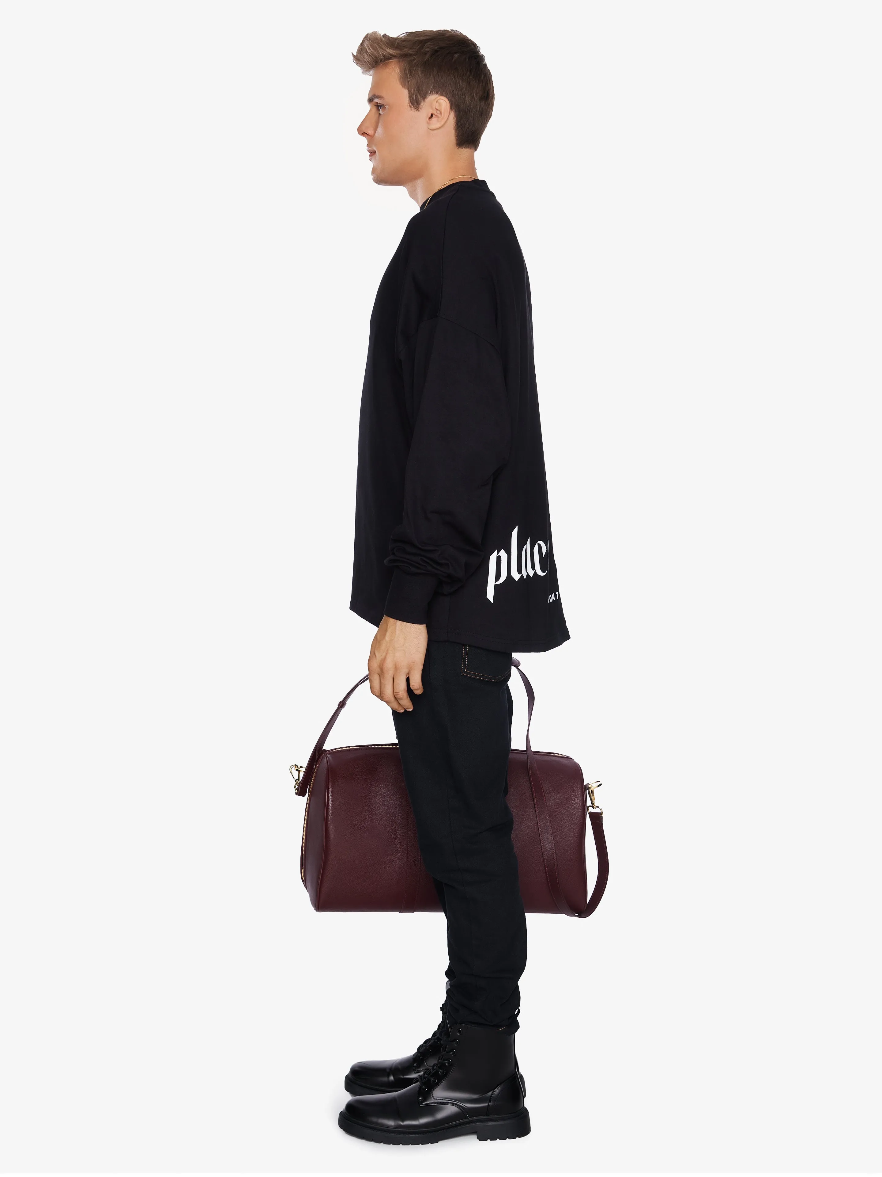LONG-SLEEVE LOWER PRINT T-SHIRT sold by Place of Elms product image thumbnail 5