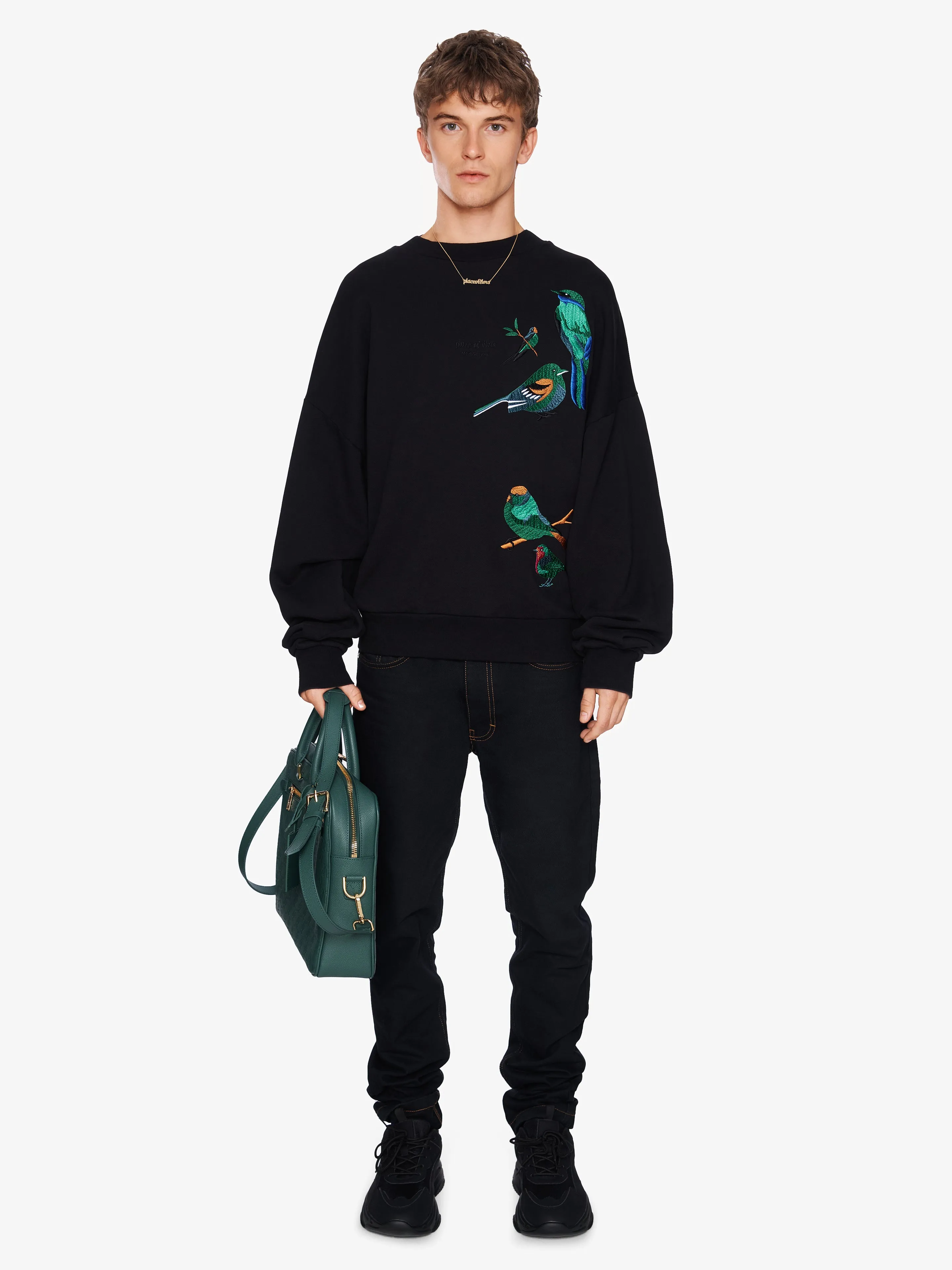 NORTHERN BIRDS EMBROIDERED FLEECE sold by Place of Elms product image thumbnail 3