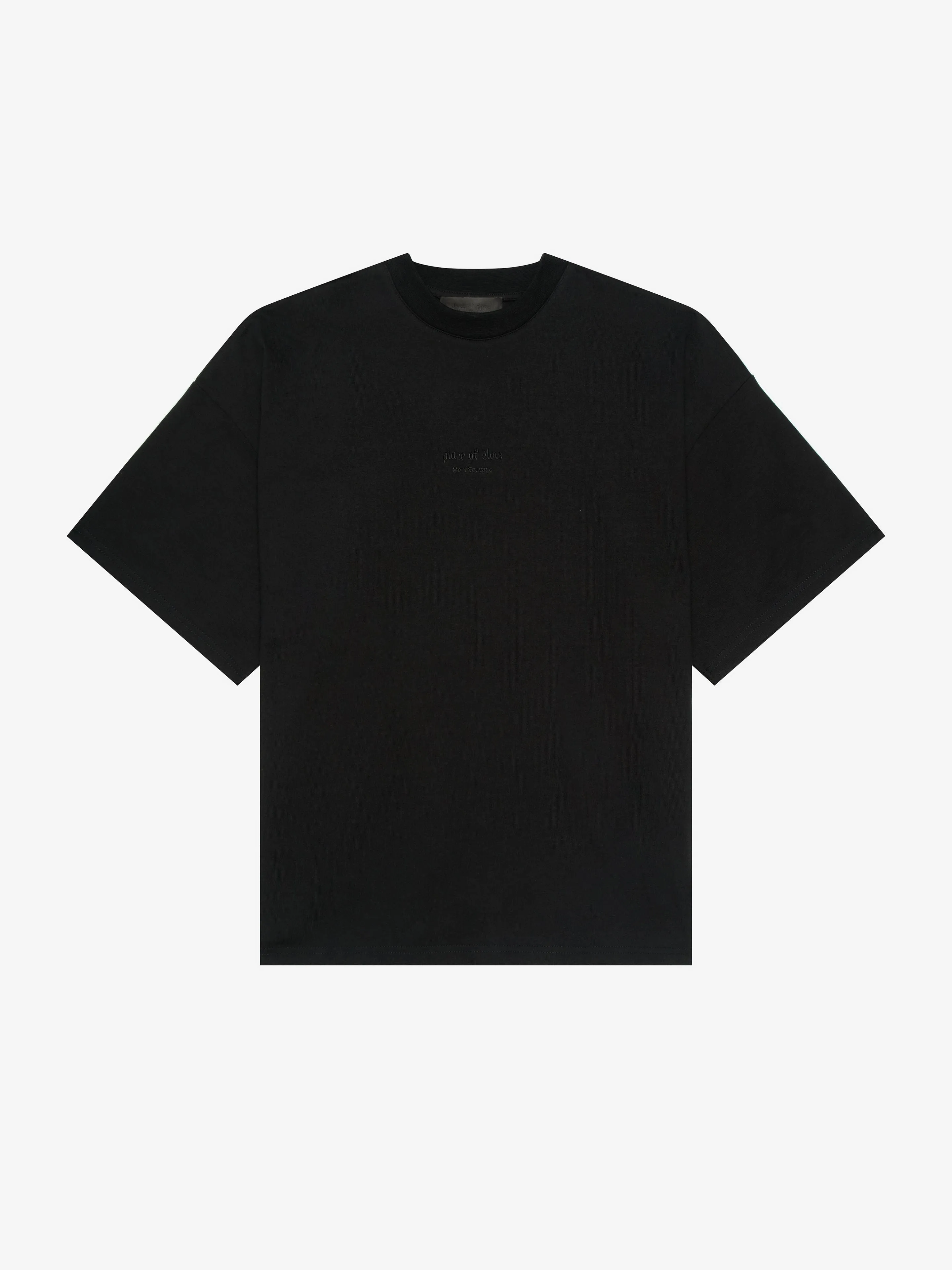CLEAN BLACK T-SHIRT sold by Place of Elms