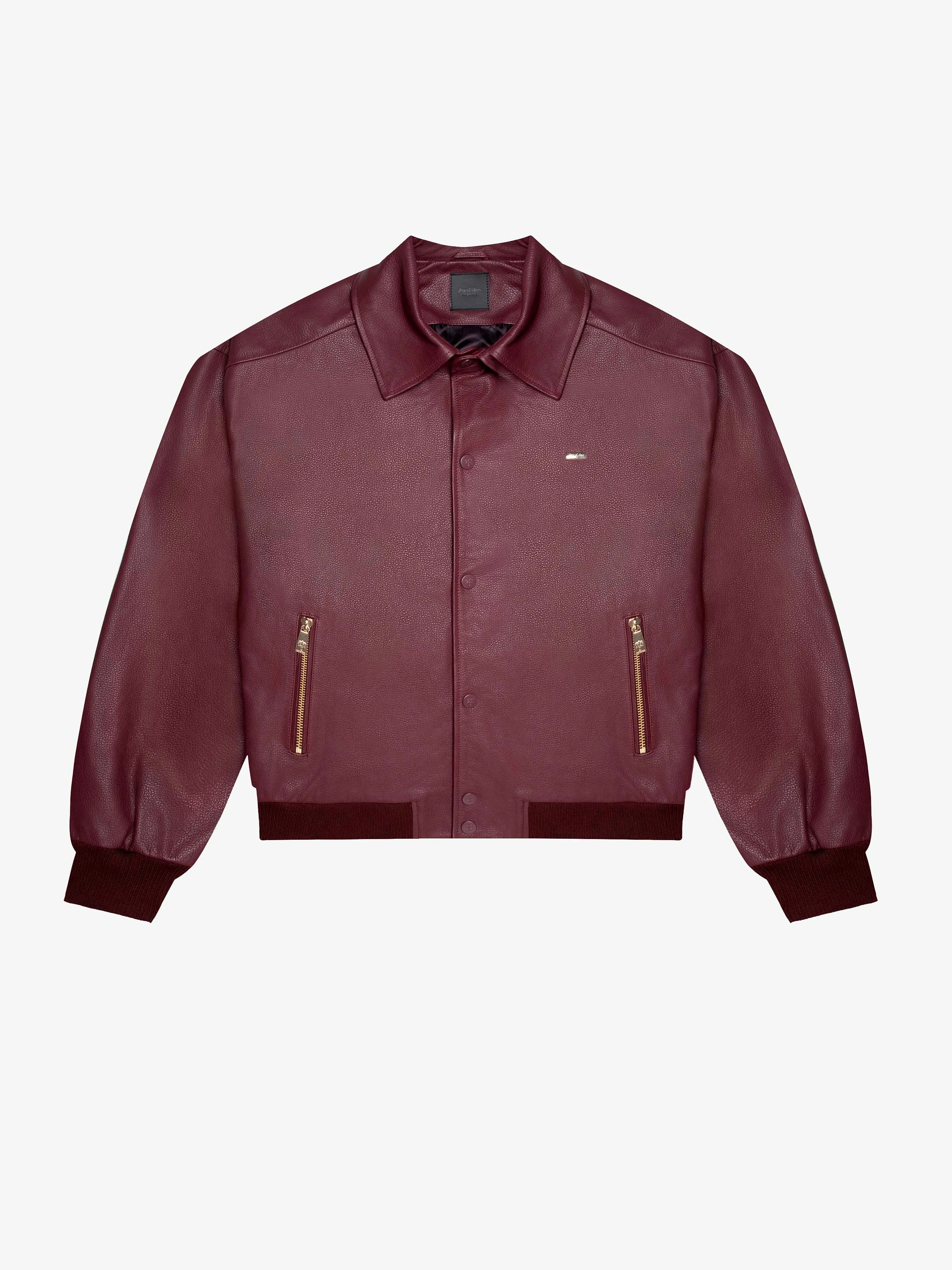 RED DIAMOND LEATHER BOMBER sold by Place of Elms