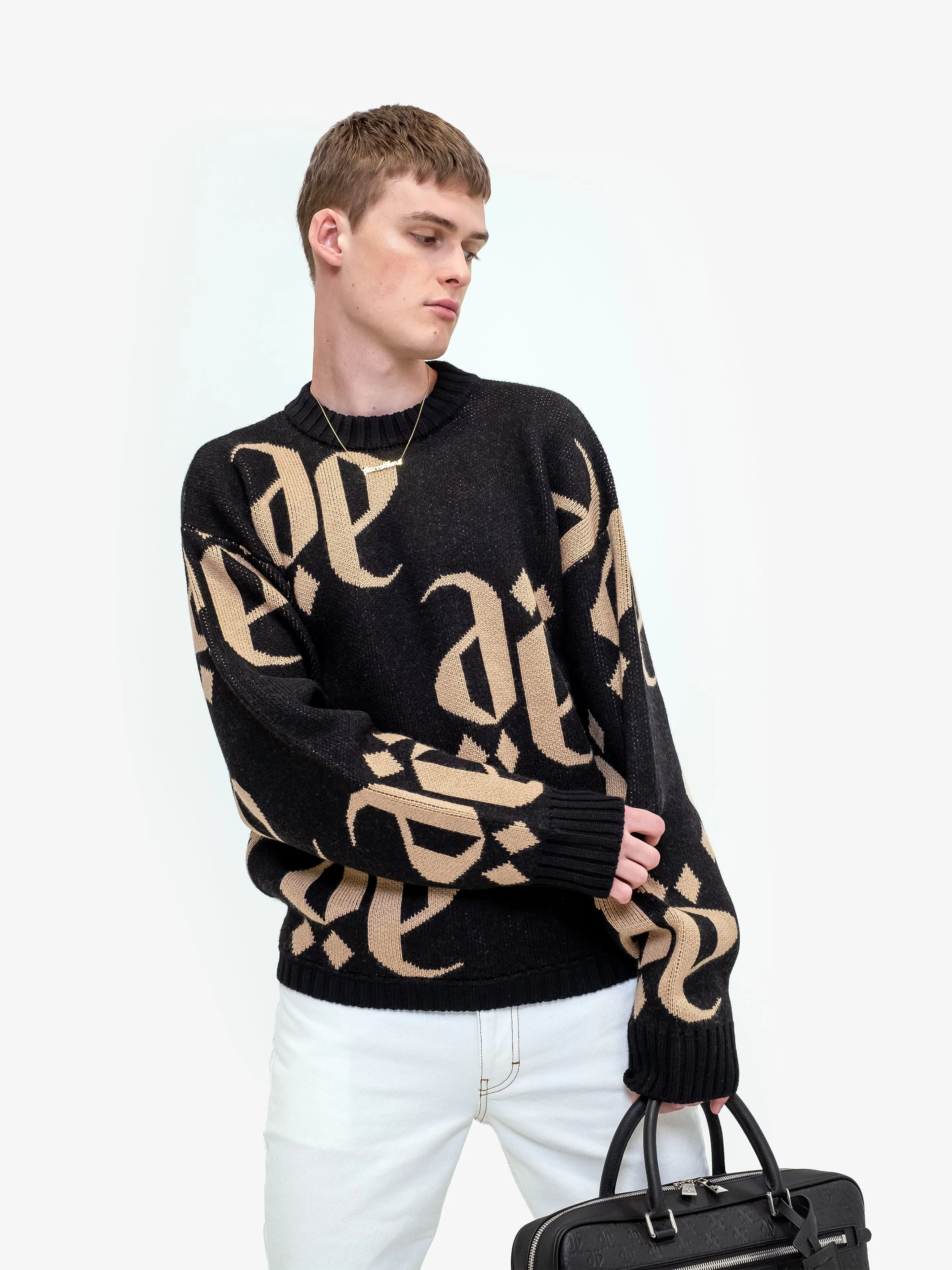 NERO CASTANO MONOLINK SWEATER sold by Place of Elms product image thumbnail 3