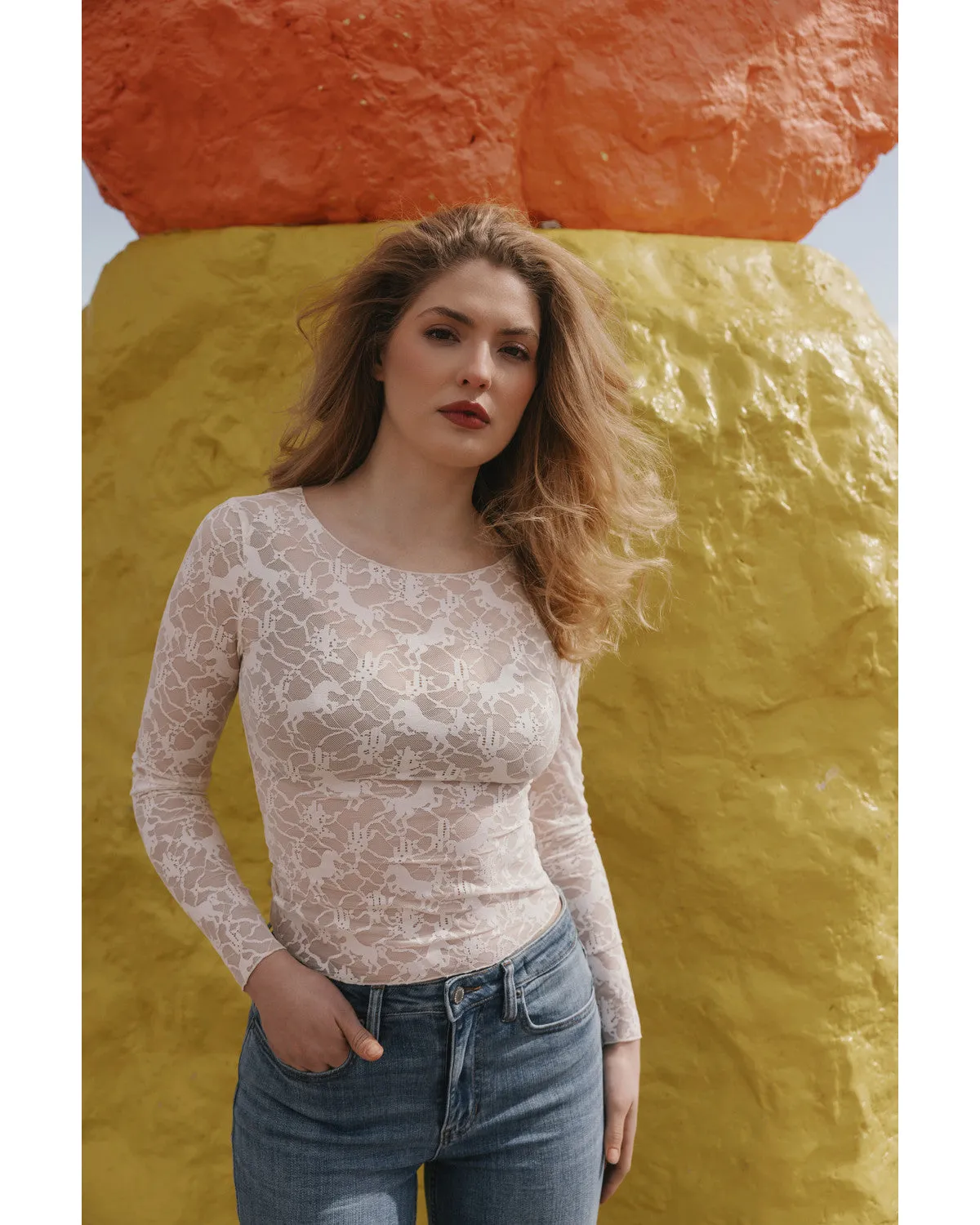 Palomino Lace Long Sleeve Shirt sold by Idyllwind