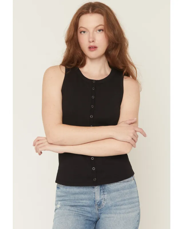 Willow Full Snap Ribbed Tank made by Idyllwind