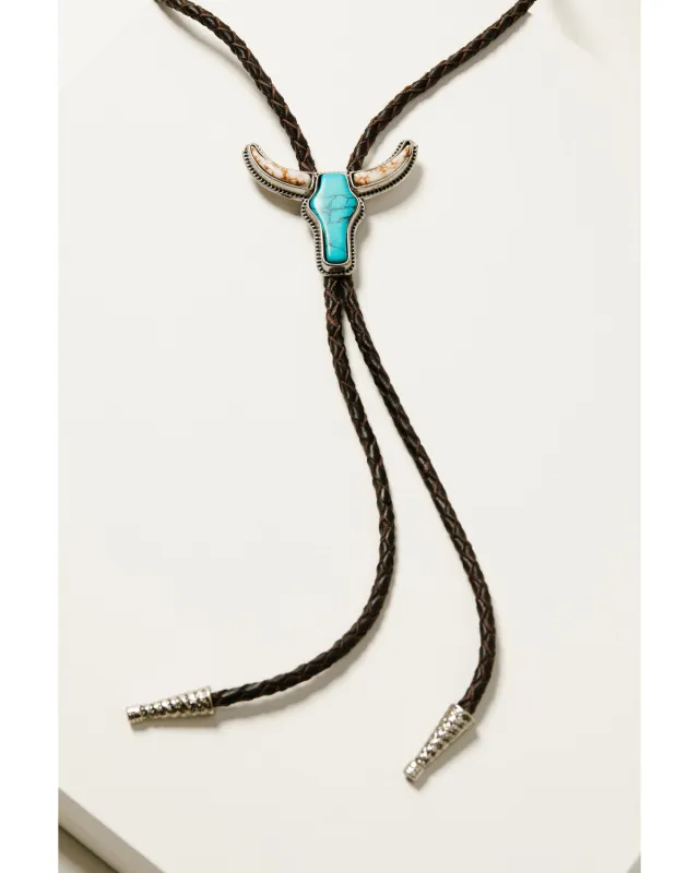 Rochelle Leather Bolo Tie made by Idyllwind
