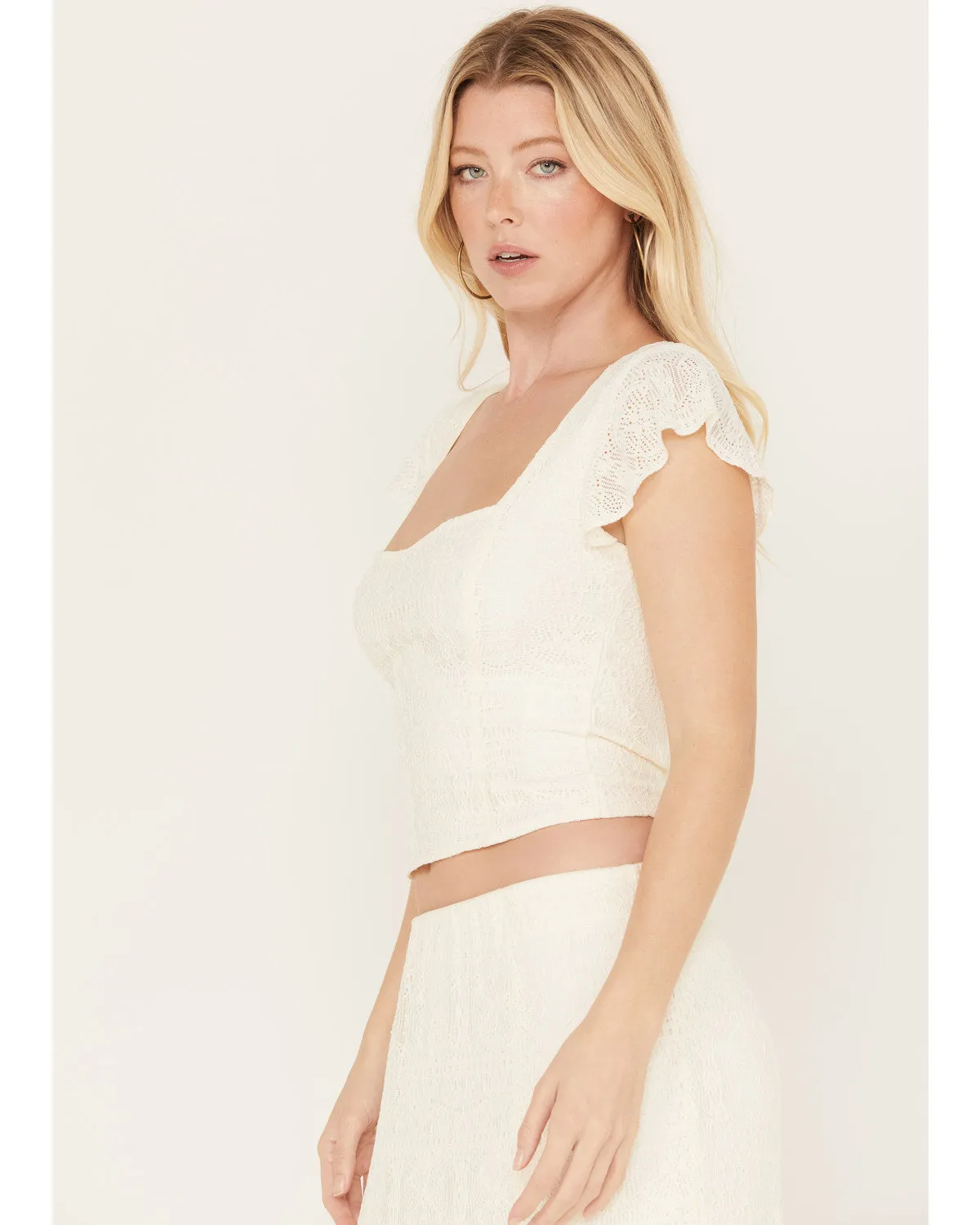 Montana Western Lady Lace Cropped Shirt sold by Idyllwind product image thumbnail 2