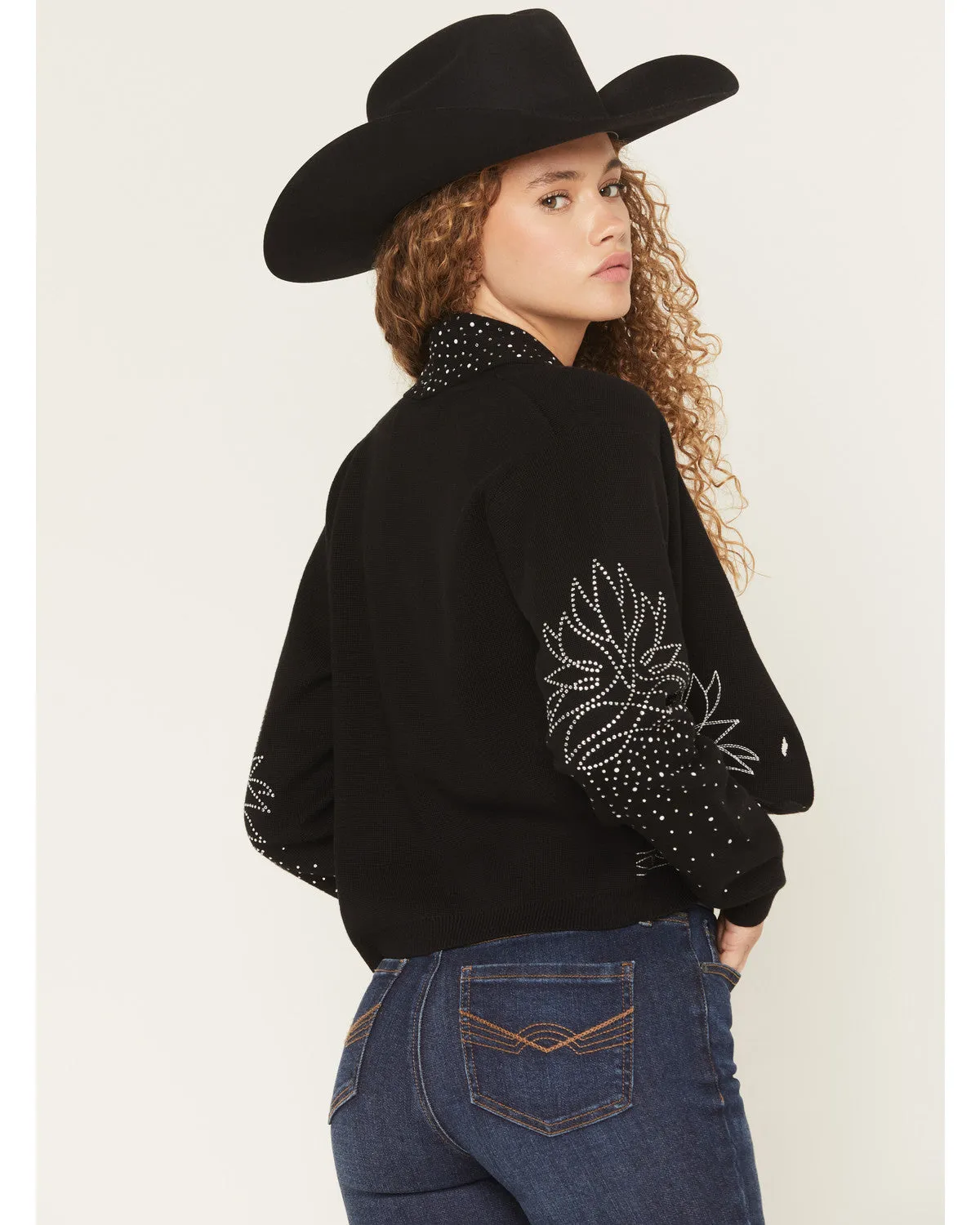 Pierce Embellished Cropped Button-Down Sweater sold by Idyllwind product image thumbnail 5