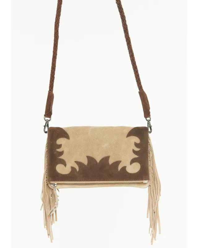 Dorothy Suede Crossbody Bag made by Idyllwind