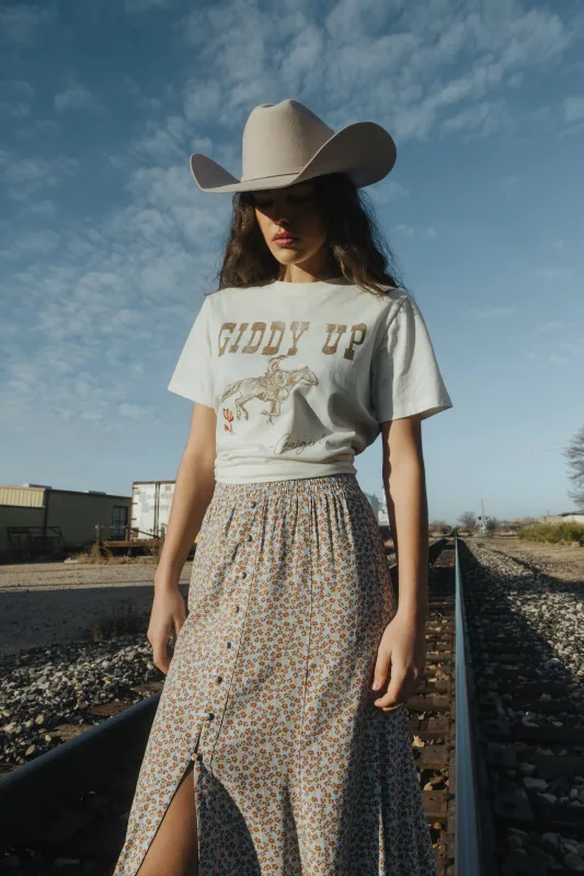 Giddy Up Short Sleeve Graphic Tee made by Idyllwind