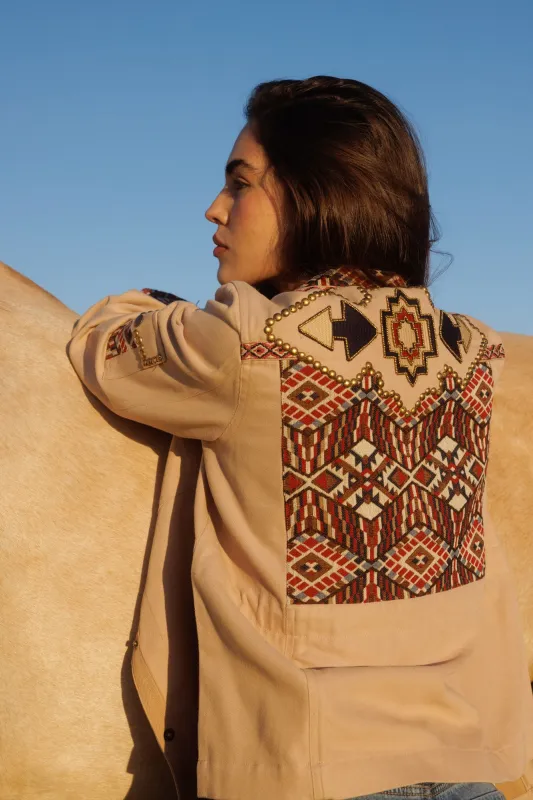 Autumn Embroidered Jacket made by Idyllwind
