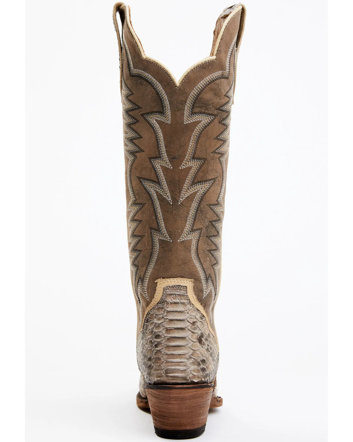 Triad Exotic Python Western Boots - Snip Toe sold by Idyllwind product image thumbnail 5