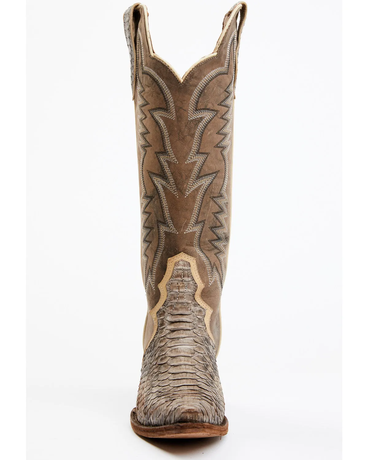 Triad Exotic Python Western Boots - Snip Toe sold by Idyllwind product image thumbnail 4