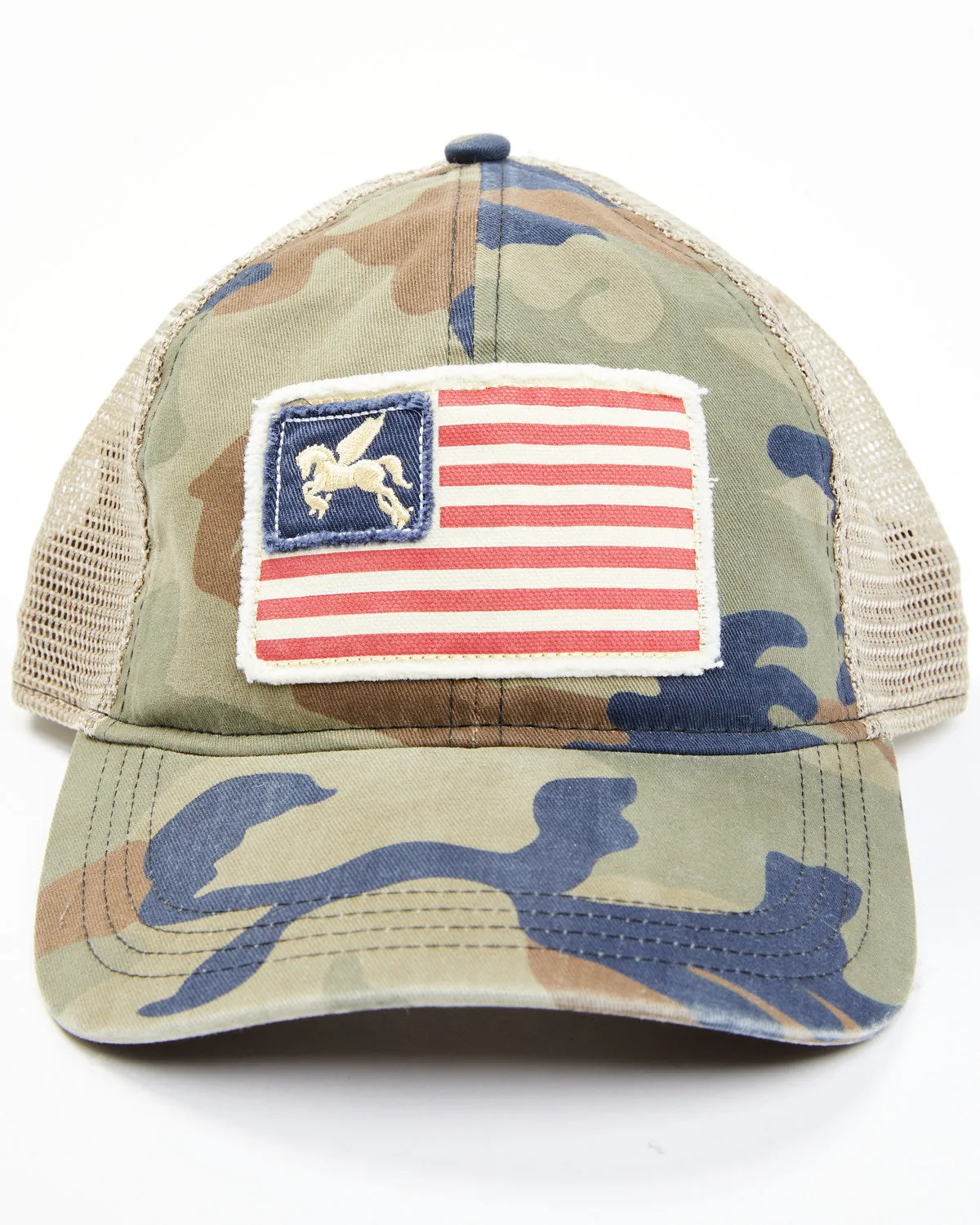 Star Spangled Camo Baseball Cap sold by Idyllwind