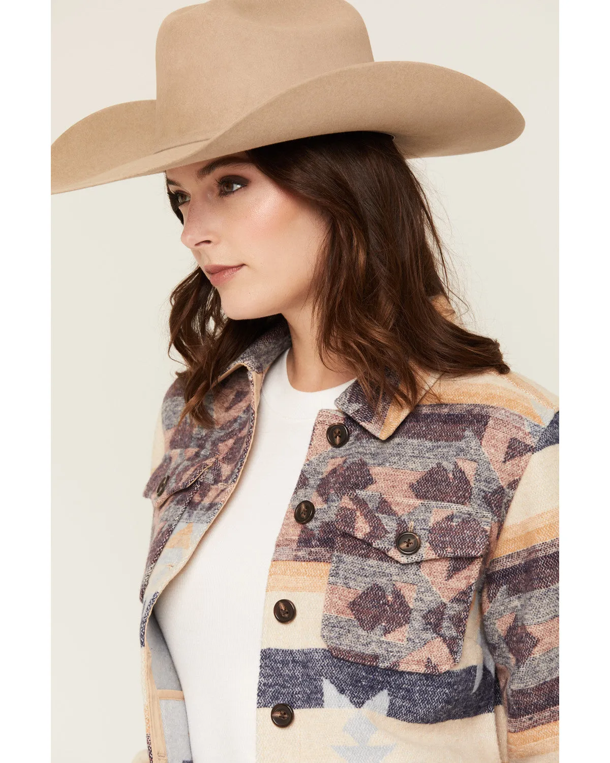 Byron Southwestern Button-Down Shacket sold by Idyllwind product image thumbnail 2