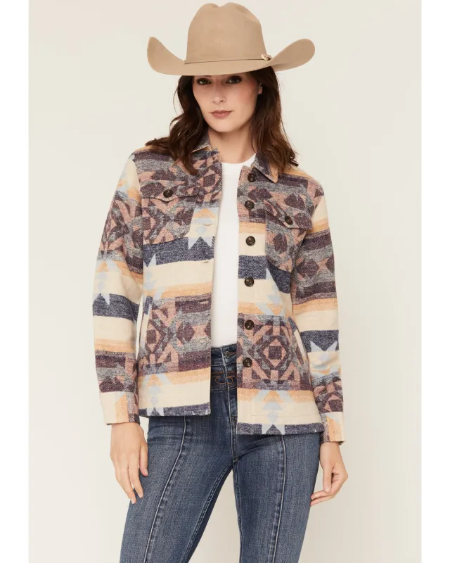 Byron Southwestern Button-Down Shacket made by Idyllwind