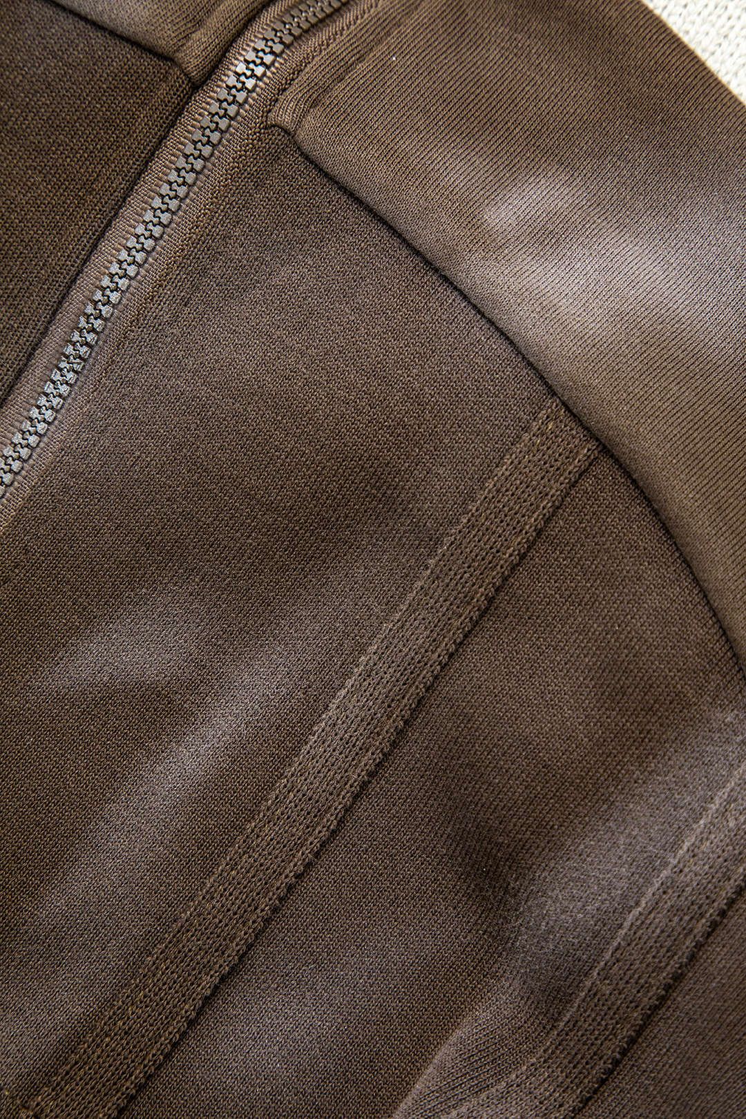 Patchwork Hooded Knit Zipper Cardigan sold by Micas product image thumbnail 5