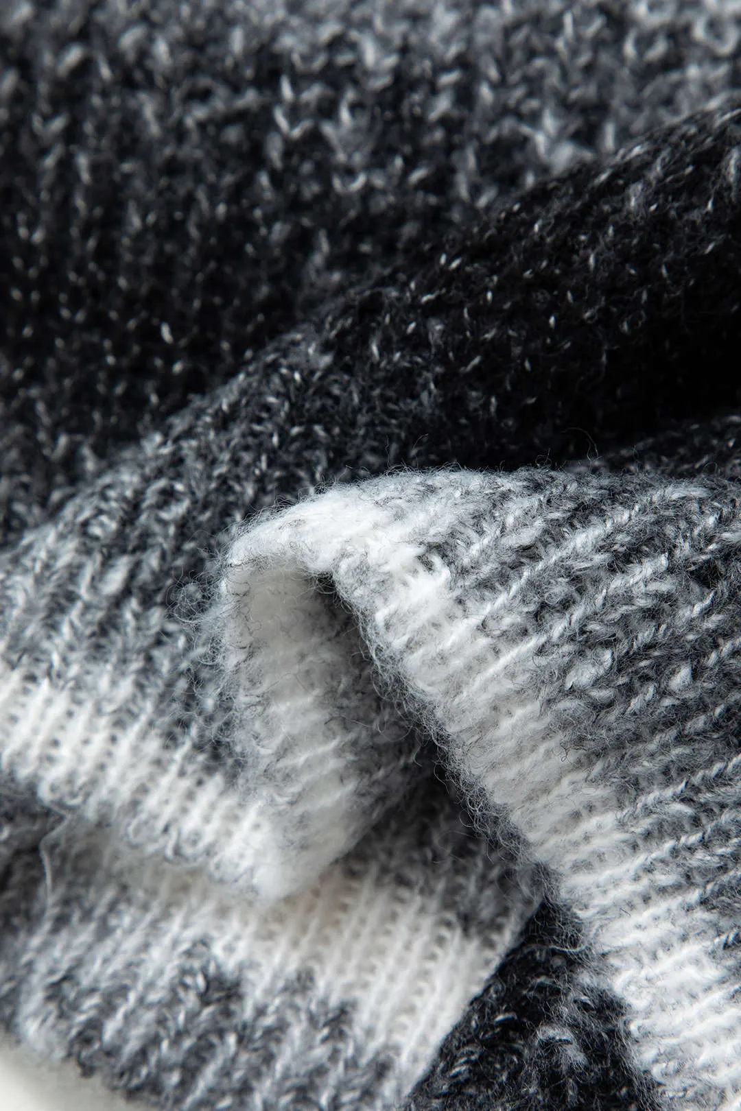 Ombre V-neck Button Up Knit Cardigan sold by Micas product image thumbnail 5