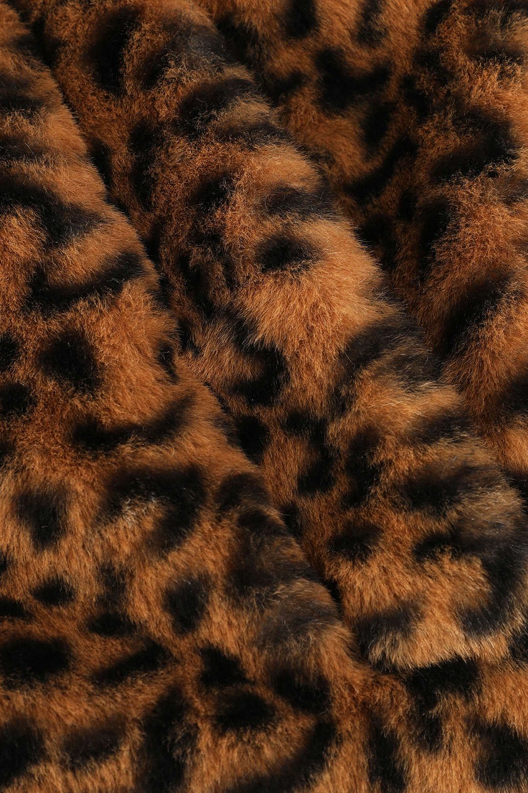Leopard Faux Fur Long Coat sold by Micas product image thumbnail 4