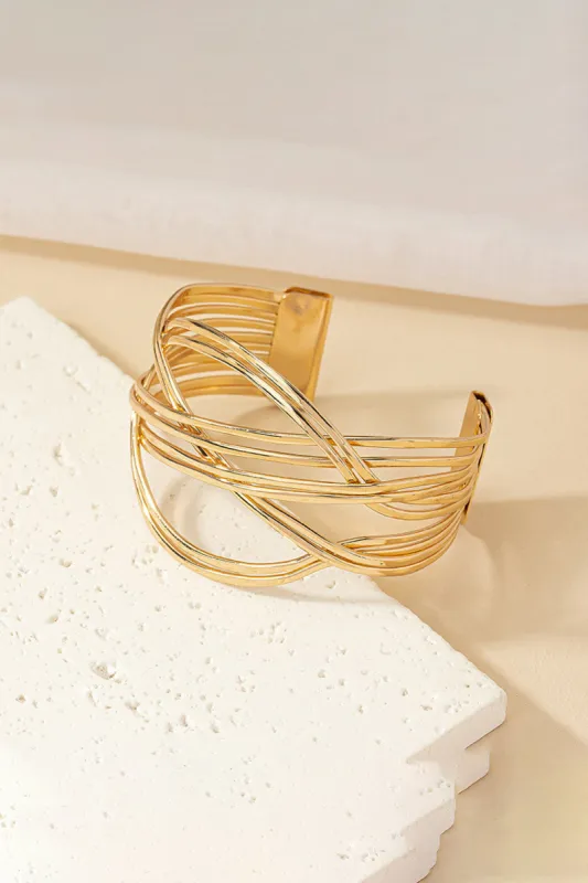 Wrap Open Cuff Bracelet sold by Micas