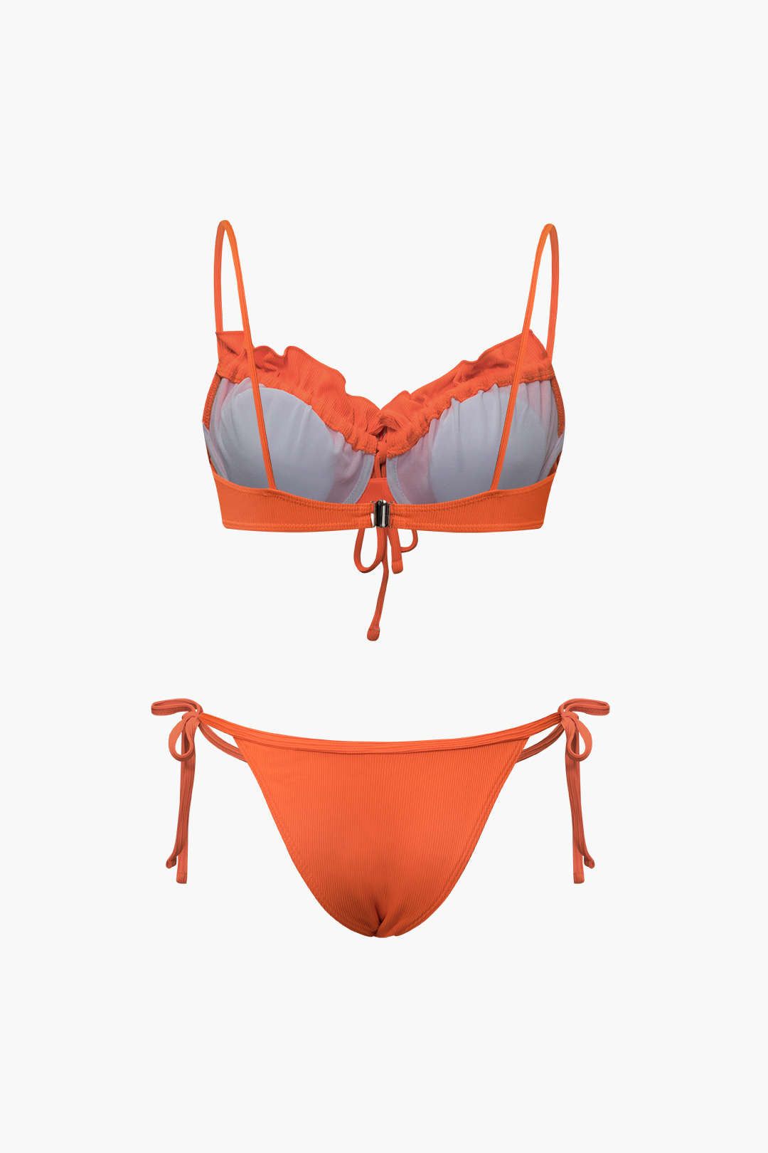 Frill Trim Tie Side Bikini Set sold by Micas product image thumbnail 2