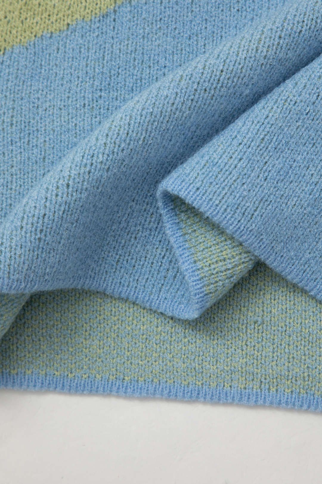 Contrast Mock Neck Knit Sleeveless Mini Dress sold by Micas product image thumbnail 4