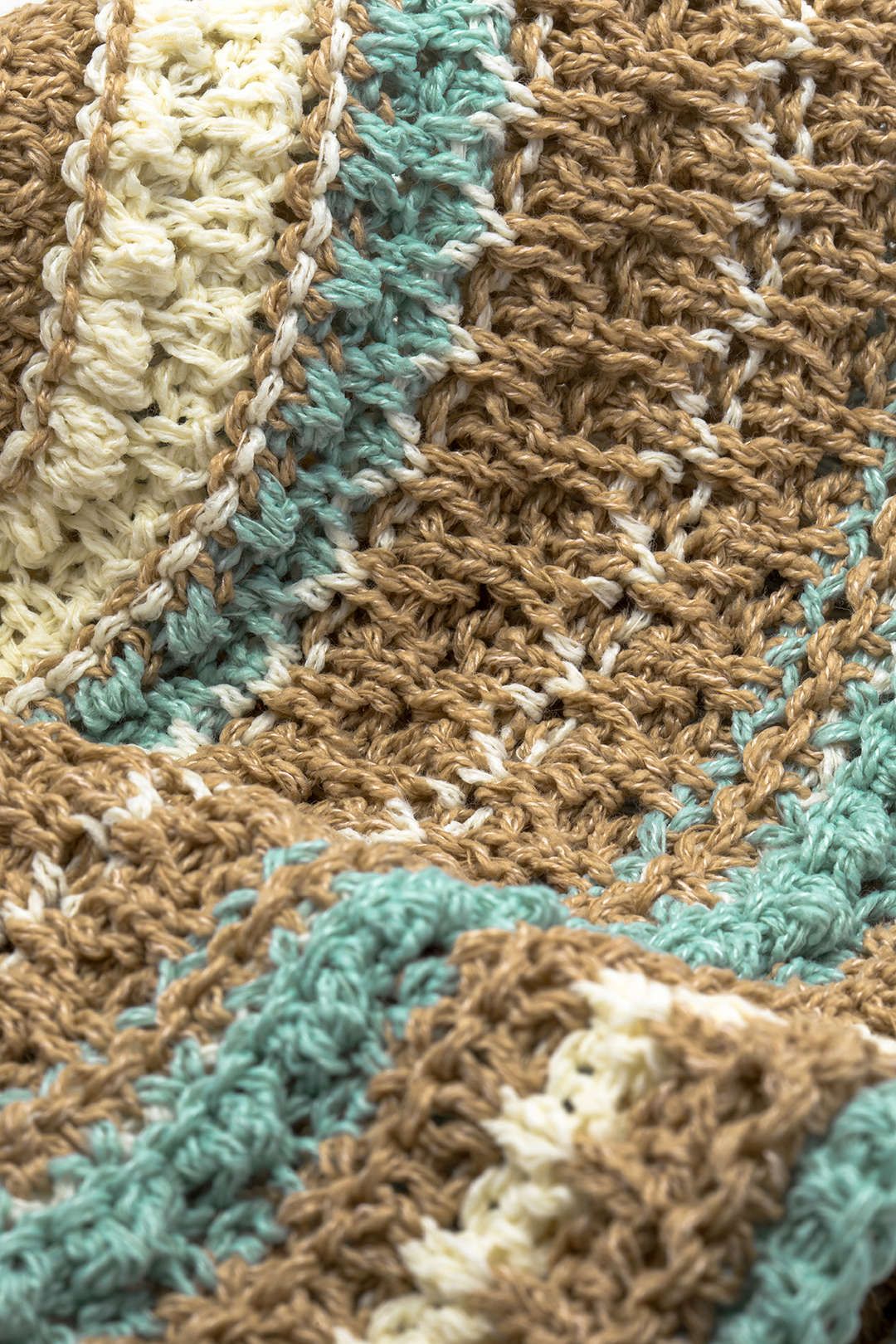 Color Block Crochet Knit Bucket Hat sold by Micas product image thumbnail 4