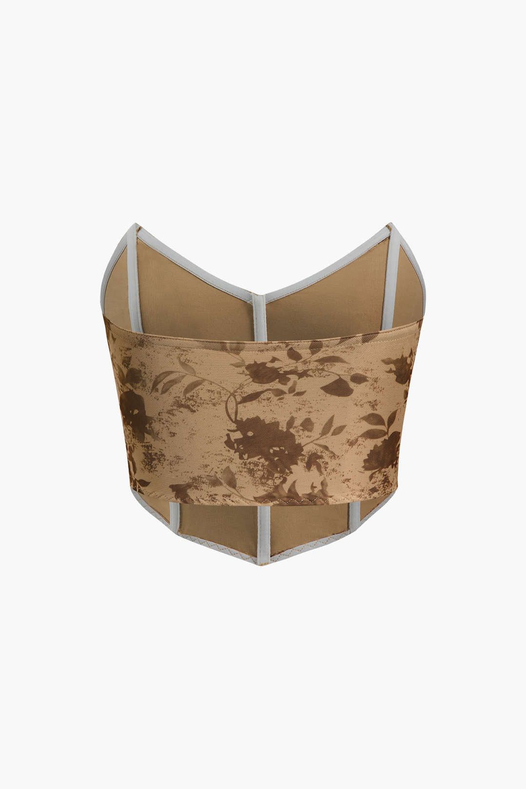 Floral Print Corset Strapless Top sold by Micas product image thumbnail 2