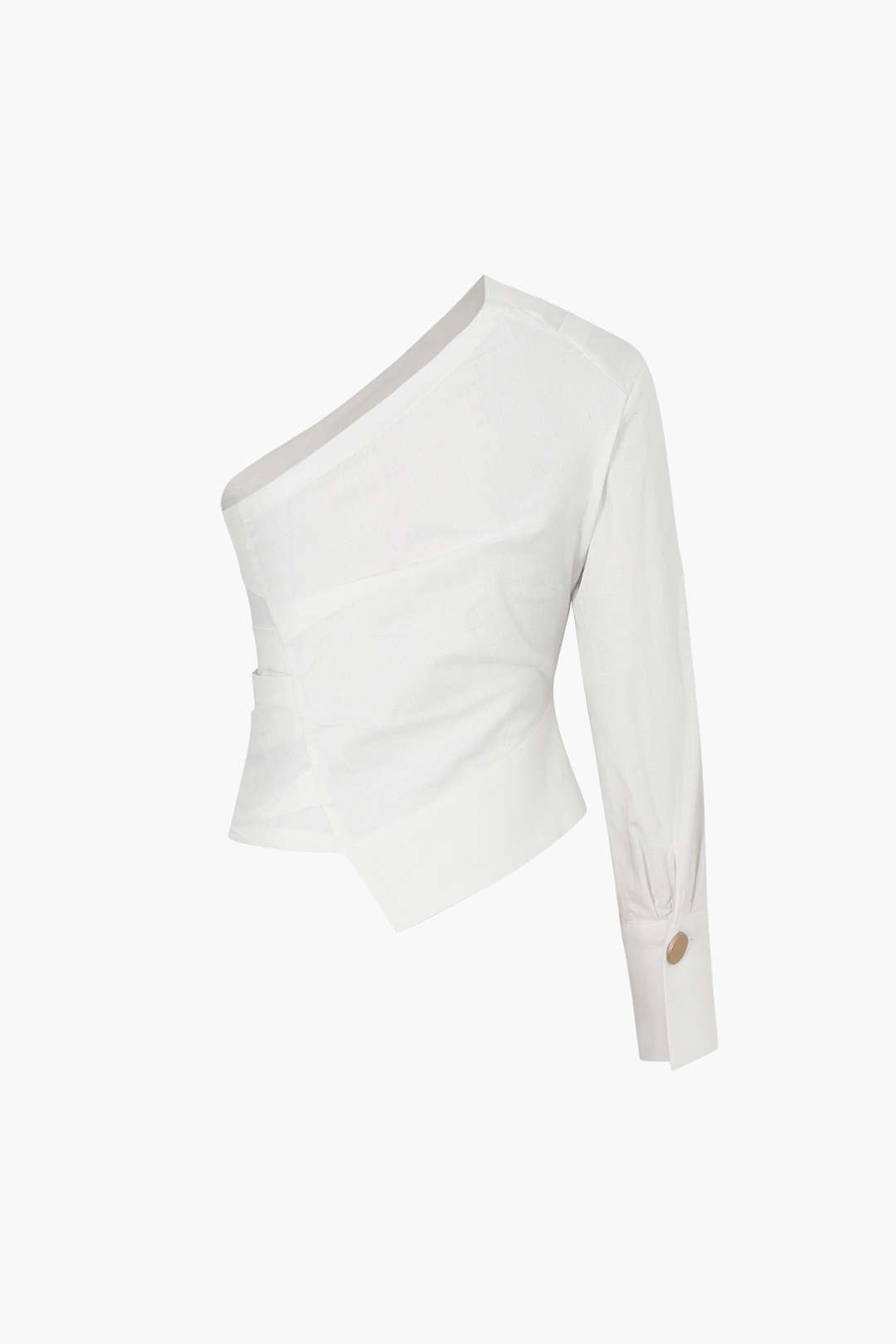 One Shoulder Pleated Blouse sold by Micas product image thumbnail 2