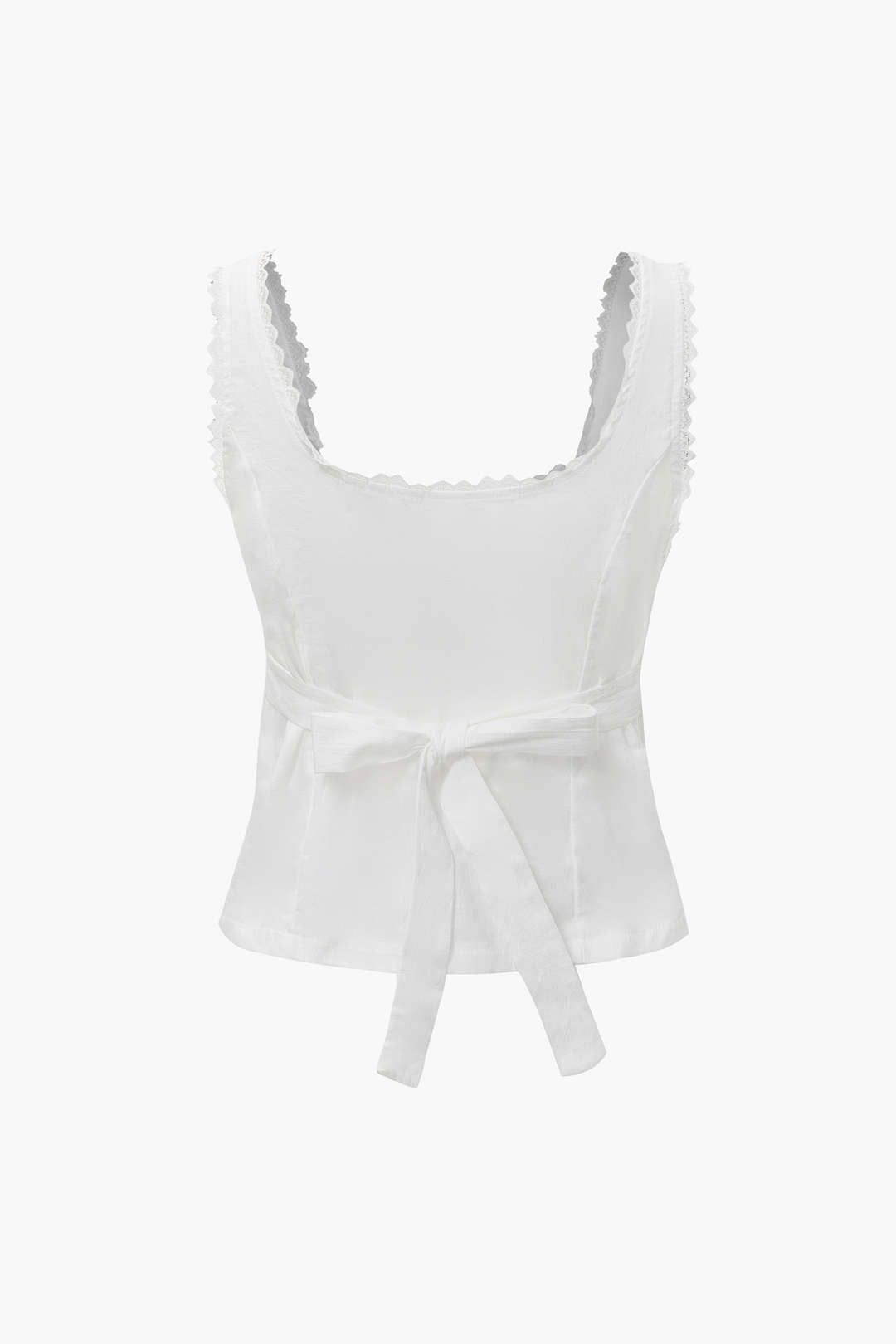 Square Neck Lace Trim Cami Top sold by Micas product image thumbnail 2