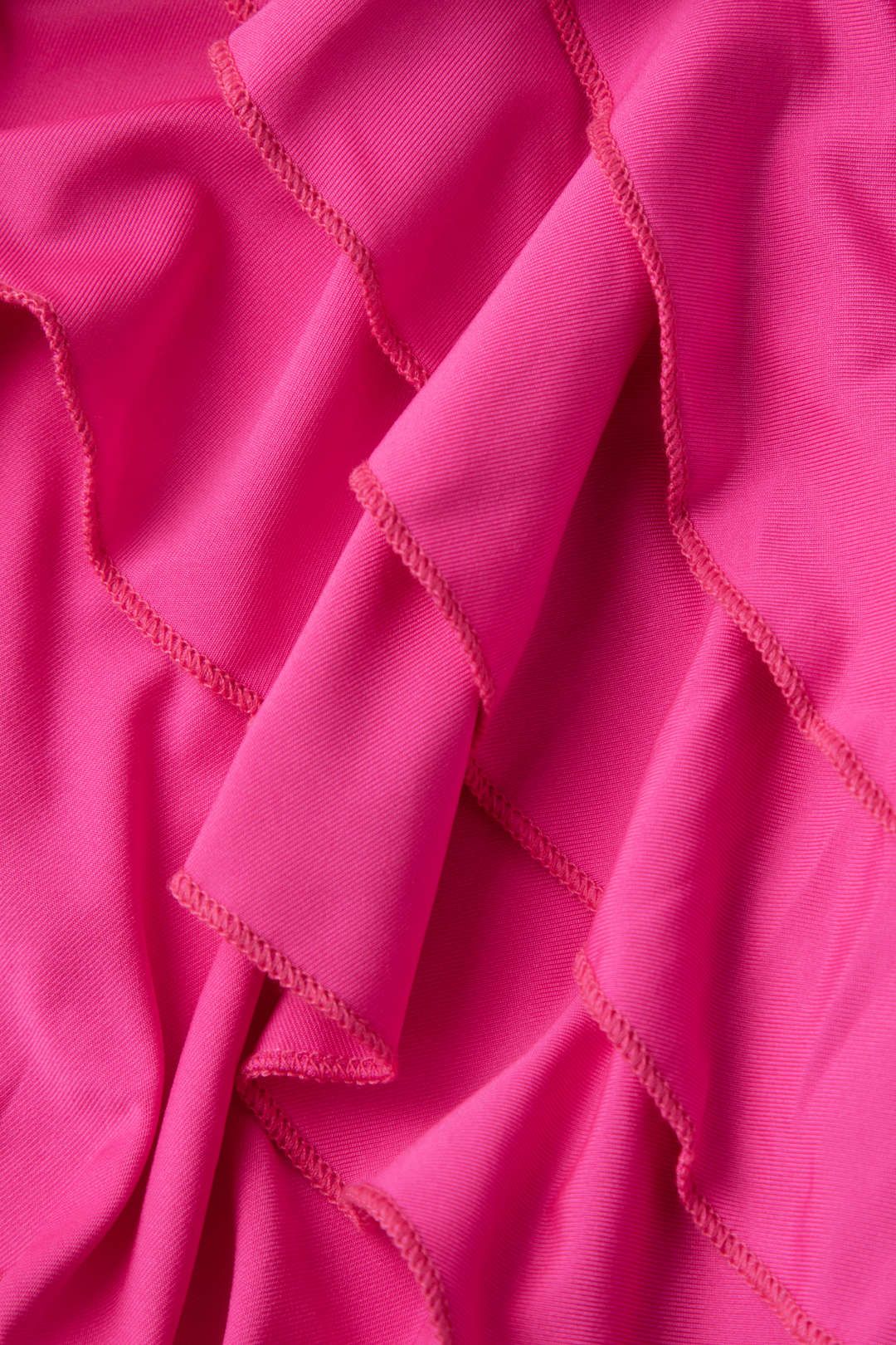 Asymmetric Ruffle Halter Mini Dress sold by Micas product image thumbnail 3