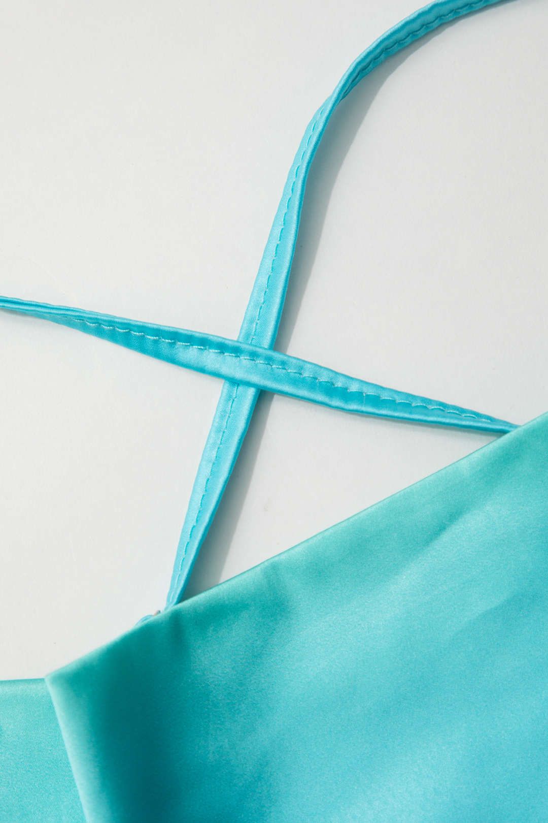 Ombre Satin Cowl Neck Cami Top And Midi Skirt Set sold by Micas product image thumbnail 6