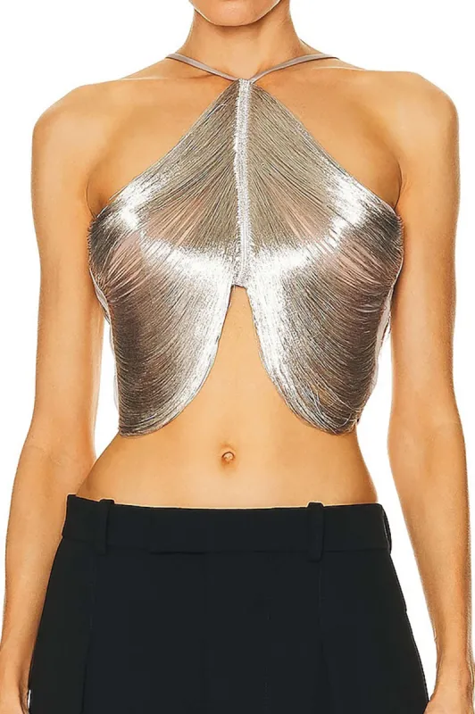 Fringe Halter Tank Top sold by Micas