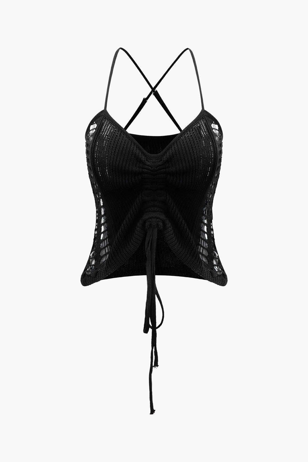 Cross Back knit Cami Top And Maxi Skirt Set sold by Micas product image thumbnail 2