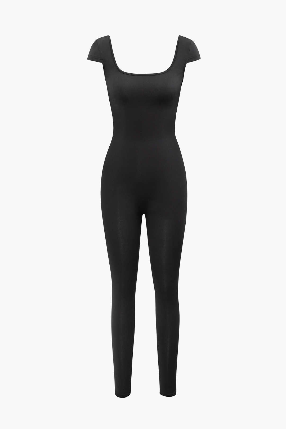 Square Neck Skinny Jumpsuit sold by Micas