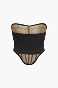 Contrast Stitch Tube Top sold by Micas