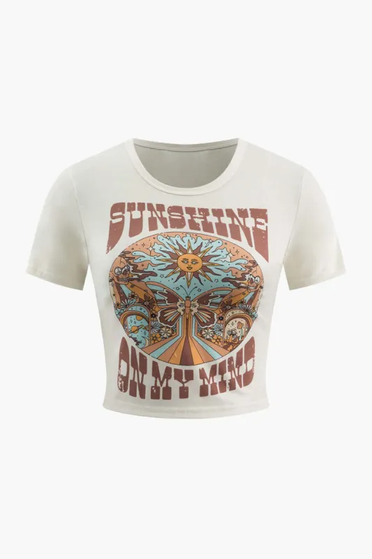 Sunshine On My Mind Baby Tee sold by Micas