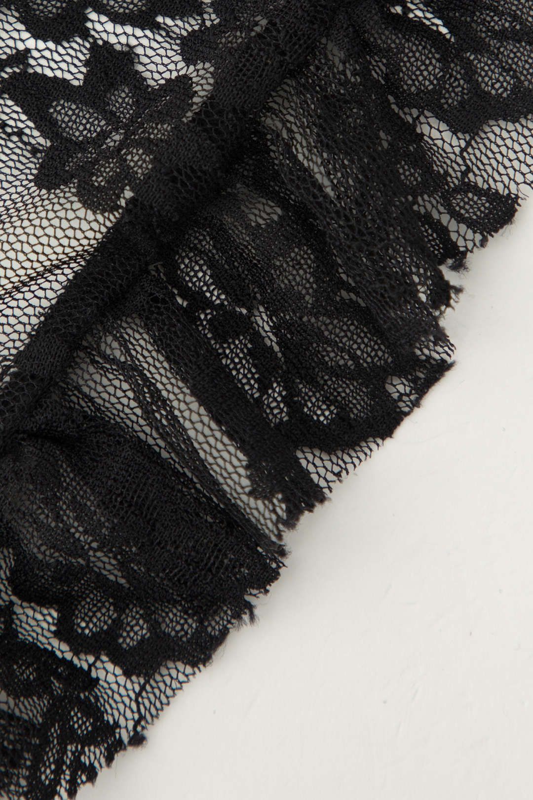 Sheer Lace Tie Back Frill Tank Top sold by Micas product image thumbnail 3