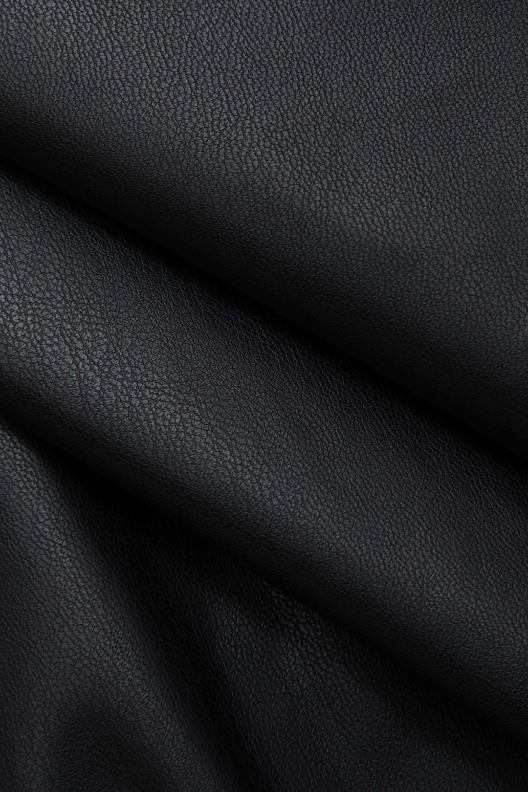 Faux Leather V-neck Pleated Mini Dress sold by Micas product image thumbnail 4