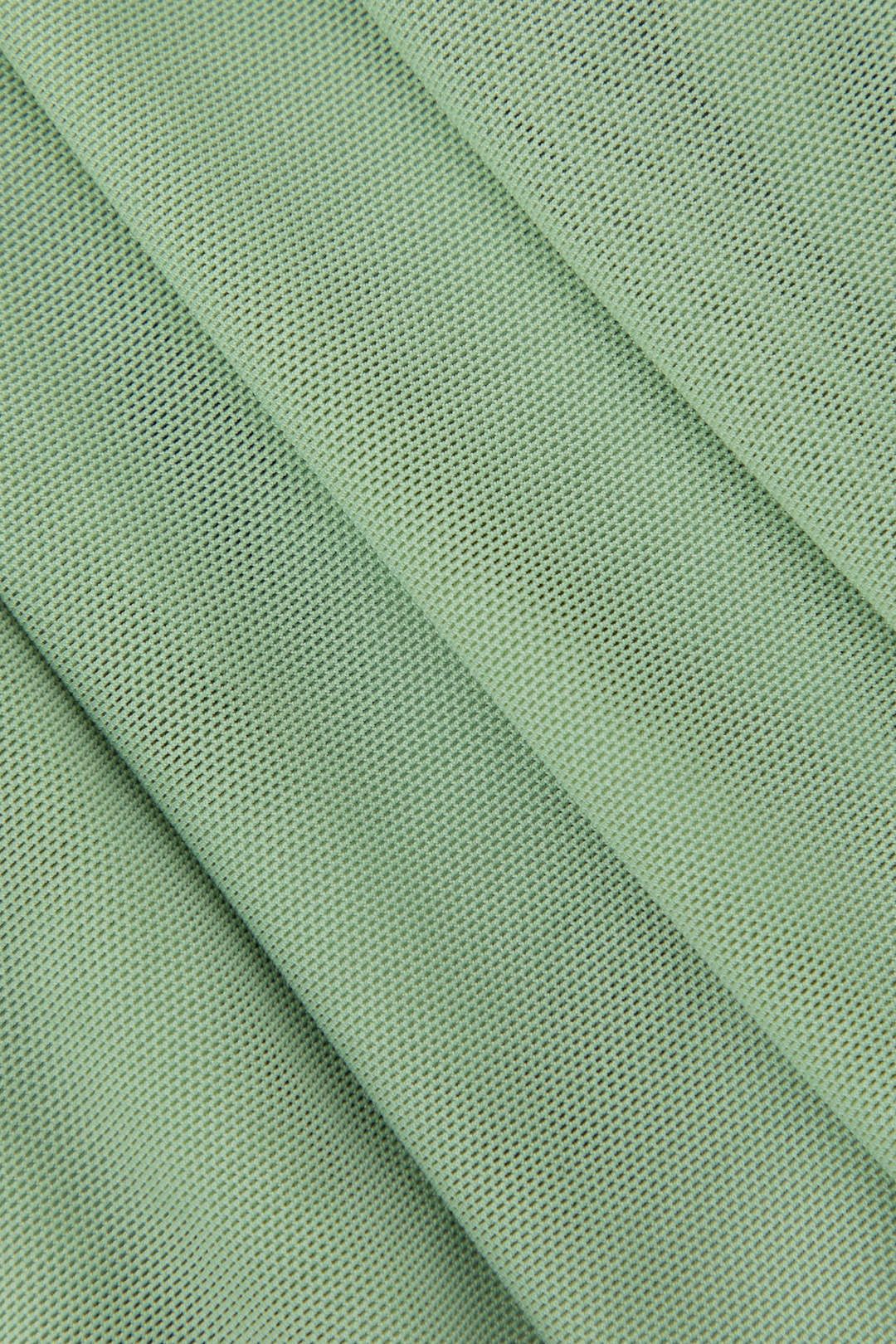 3D Flower Mesh Square Neck T-Shirt sold by Micas product image thumbnail 4